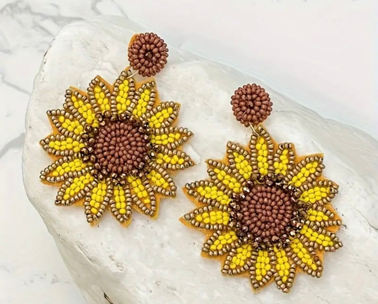 Sunflower Earrings #2/2