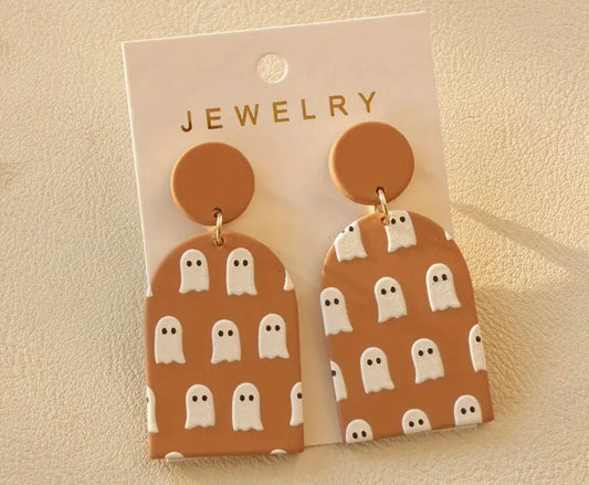 Mod Ghost earrings