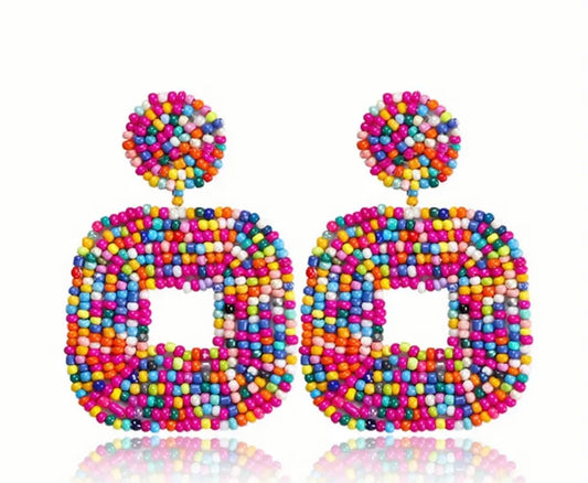 Fiesta Squares earrings