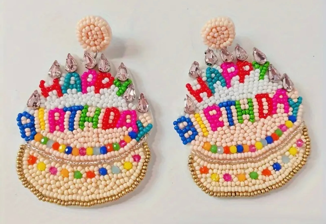 Birthday Cake earrings