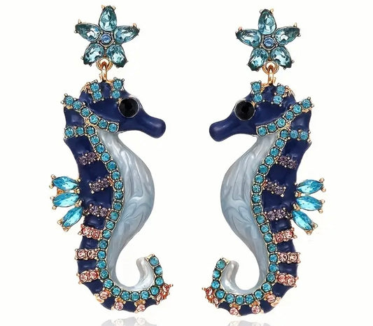 Seahorse earrings