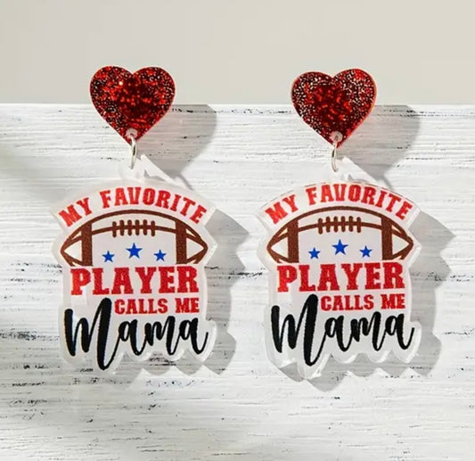 Favorite Player/ Mama earrings