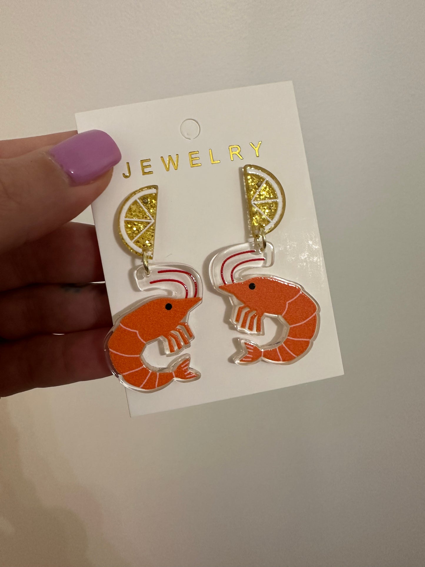 Shrimp Boil Earrings