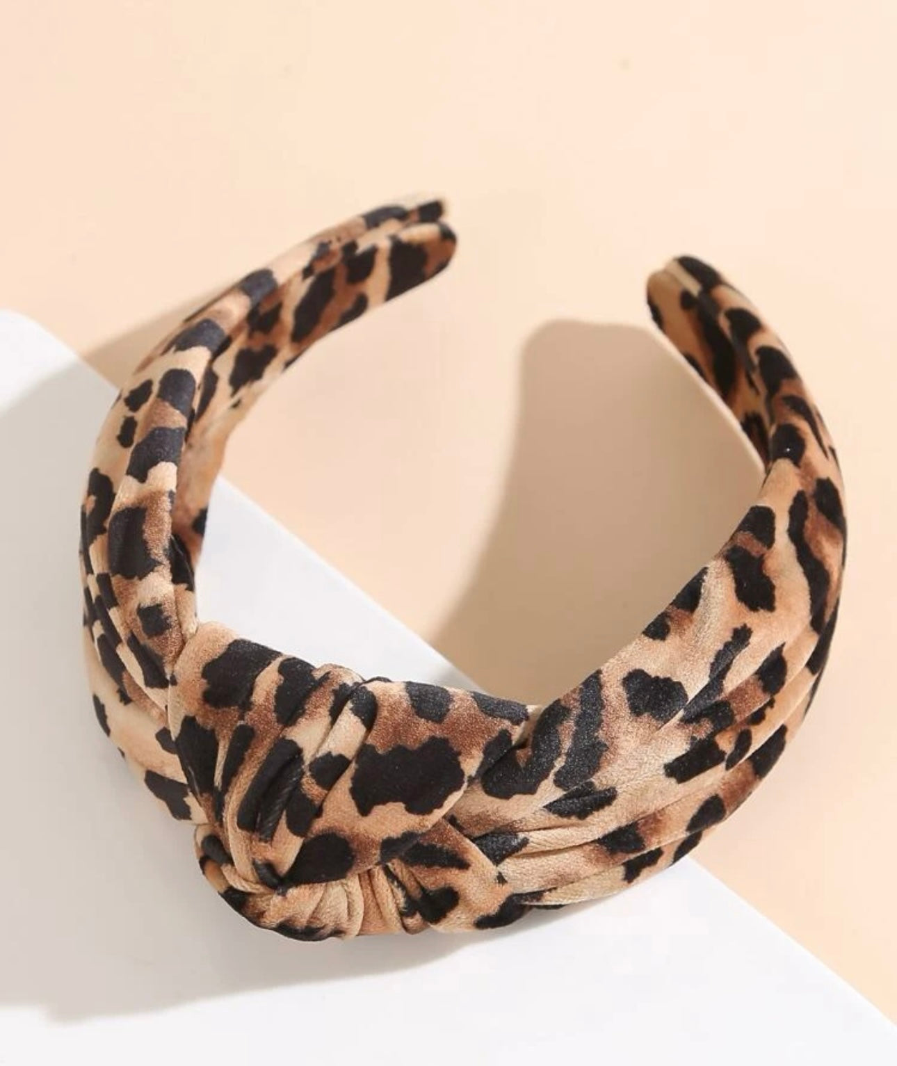 Leopard Knot Headband