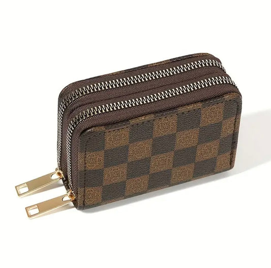 Checkerboard Designer Inspo Wallet