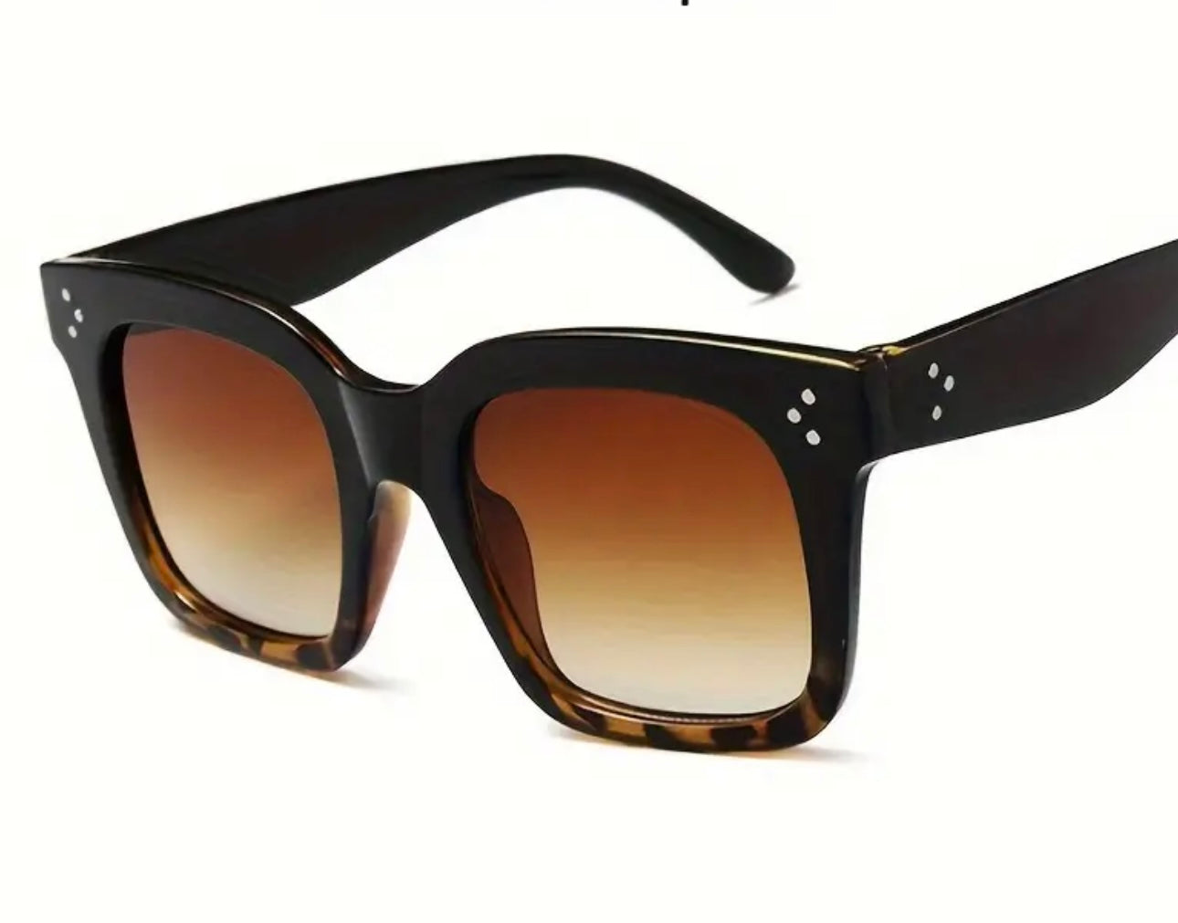 Large Cat Eye Sunglasses - brown