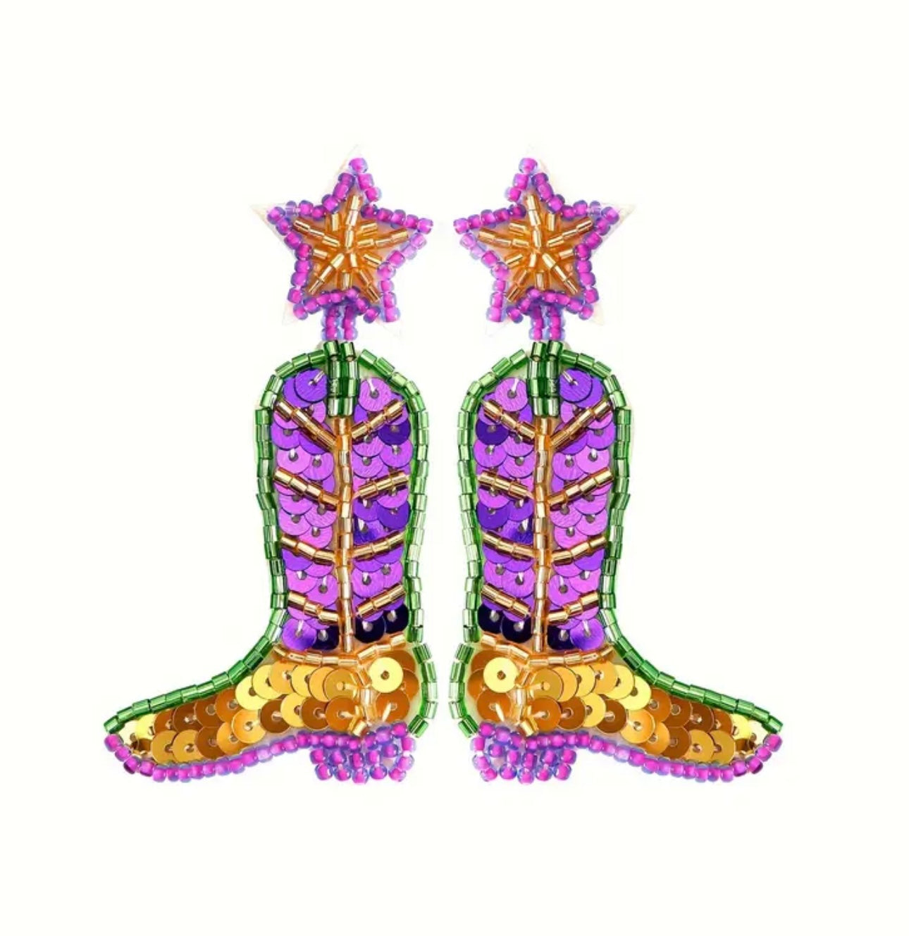 MG Boots Earrings