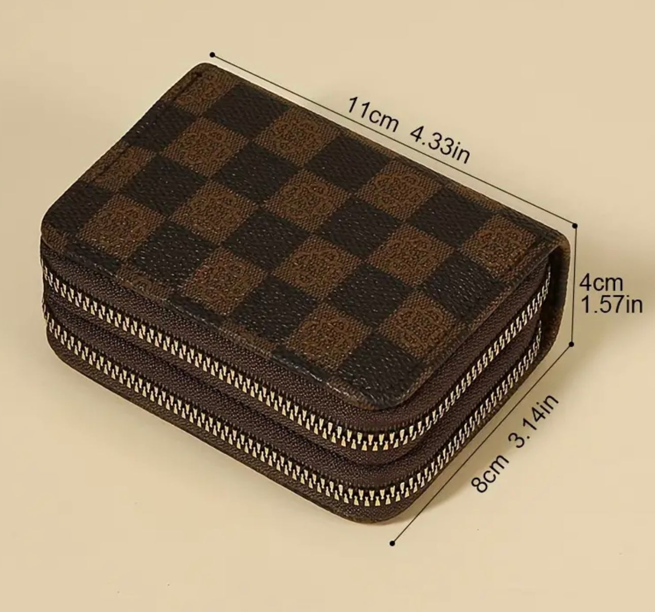 Checkerboard Designer Inspo Wallet