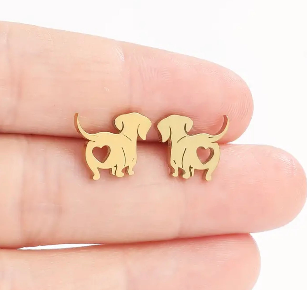 Puppy Butt Earrings