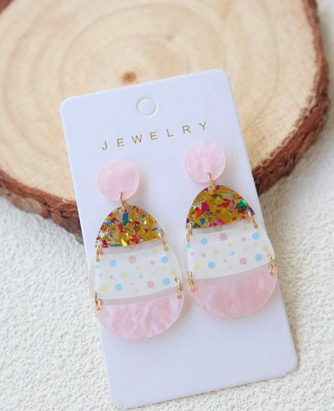 Easter Egg Dangle Earrings