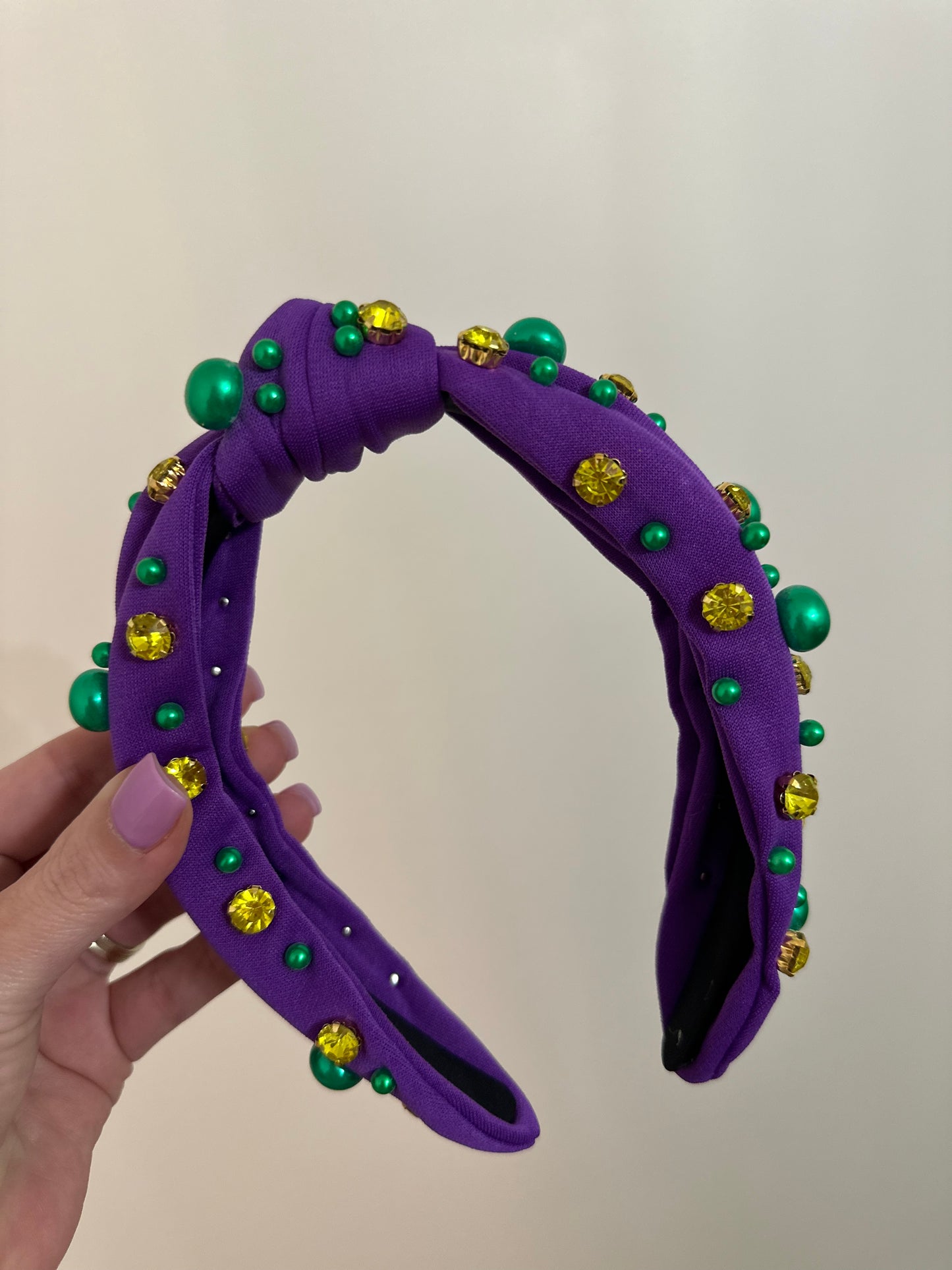 Mardi Gras Beads Headband